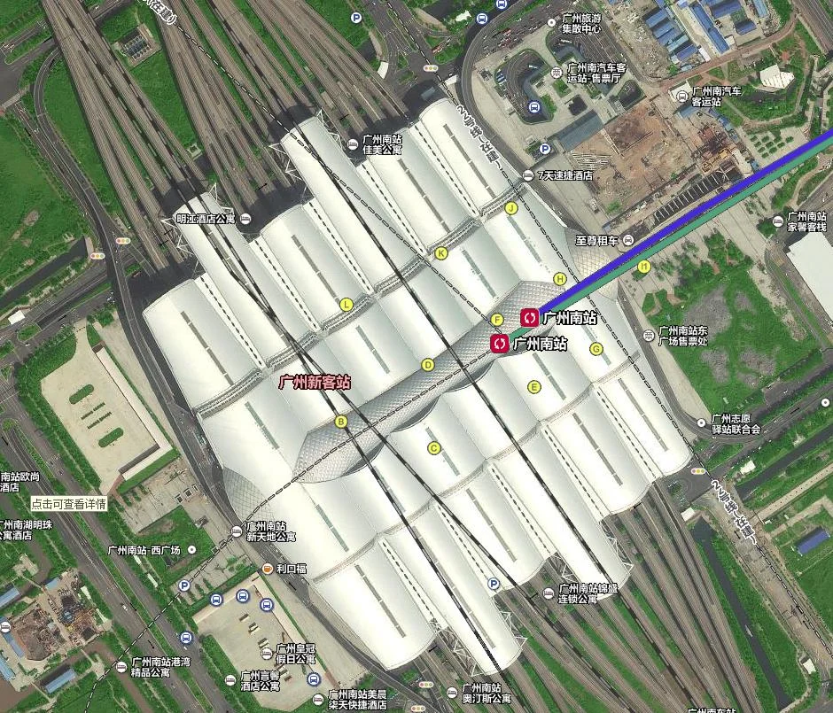 在广州南站怎么坐高铁我的意思是在地铁哪个出口然后到哪里坐高铁（广州南站哪个地铁出口）3