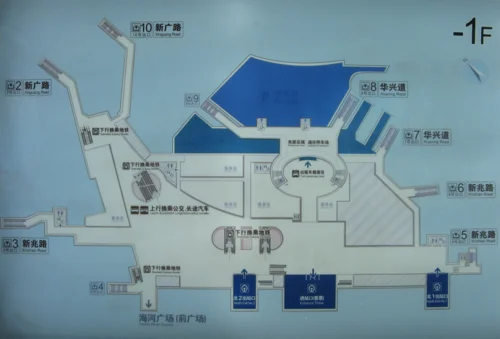 天津地铁3号线天津站有几个出口（天津地铁3号线东站出站口）