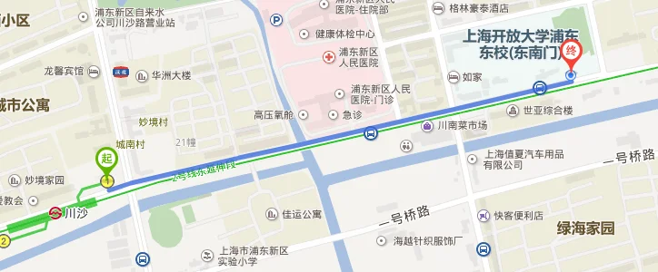 地铁站有几个出口（川沙地铁站一共几个出口）2