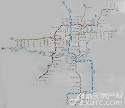 合肥地铁5号线什么时候通车（合肥地铁线路图五号）3