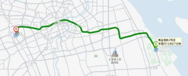 上海浦东机场到上海虹桥机场坐地铁要多少时间（上海浦东机场击虹桥机场的地铁）