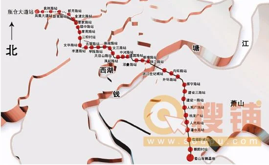 杭州地铁5号线二期9号线一期站点公布了吗（杭州9号线地铁昌达路站）3