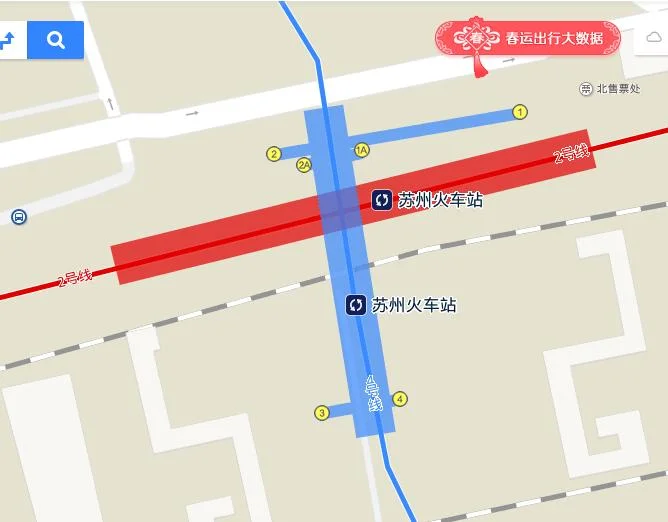 苏州火车站怎么坐2号线（苏州地铁苏州火车站有2号地铁吗）