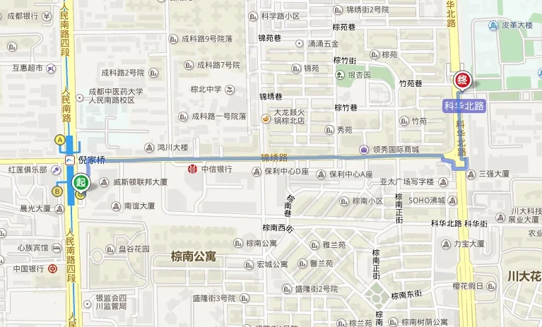 离成都华西医院最近的地铁站入口在哪儿步行该怎么走(四川大学附近地铁站)