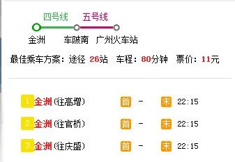 从金洲到广州火车站地铁要多久票价首末车（广州金洲地铁站到广州火车站怎么走）