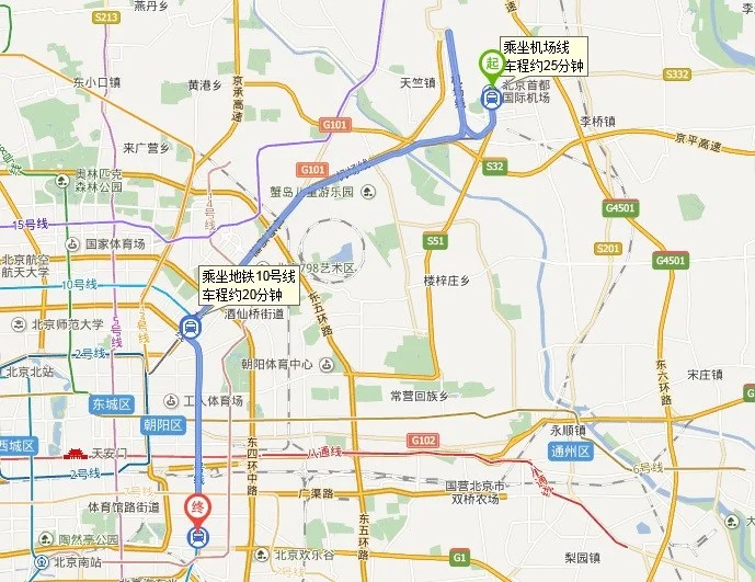 坐地铁从北京机场去潘家园怎么走（机场地铁到潘家园）