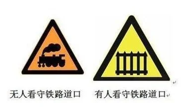 无人看守铁道路口标志是什么（铁路无人看守标志）