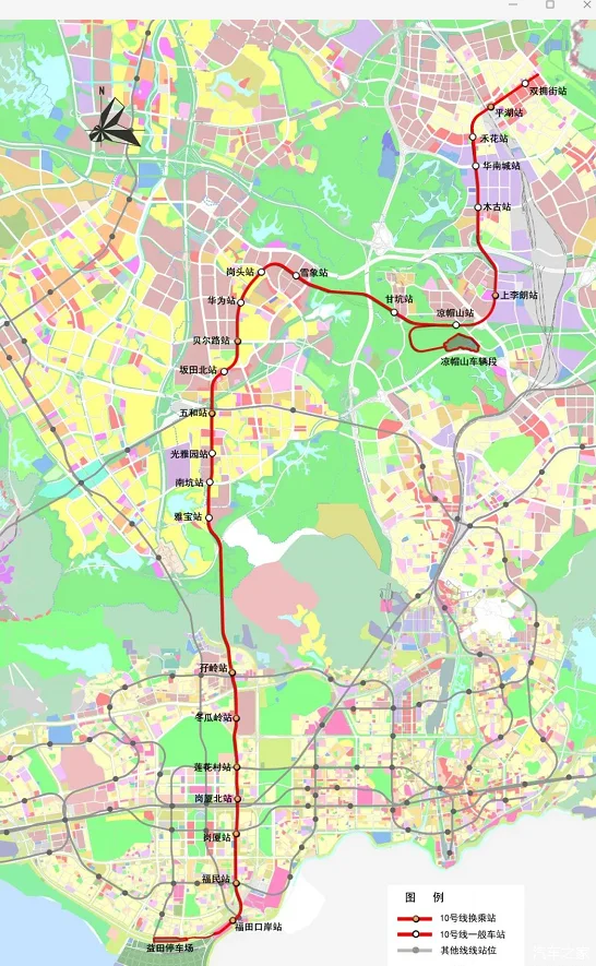 深圳地铁10号线有哪些站点什么时候可以建成(深圳地铁10线路图新版)3