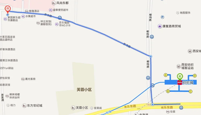 西安地铁一号线去唐都医院坐到东面哪一站下车然后再咋走（唐都医院地铁站）