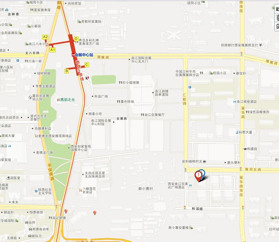 西安地铁3号线有哪些站（西安曲江地铁站是几号线）4
