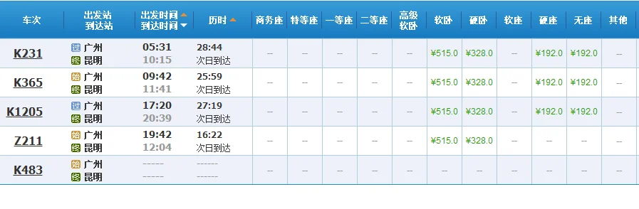 有广州到云南的高铁吗（广州到昆明有高铁吗）5