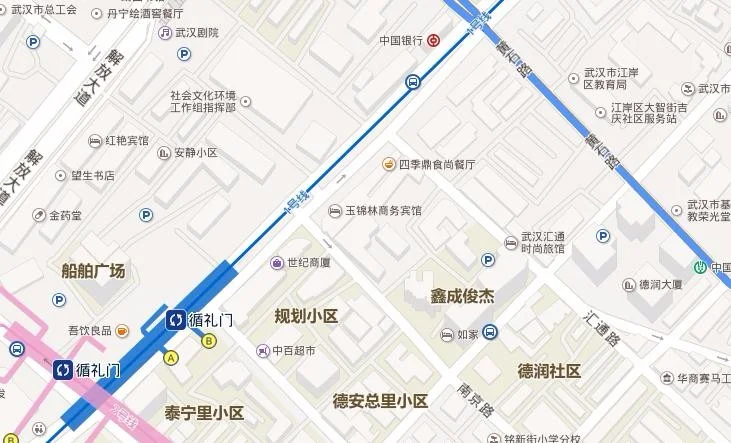 请问武汉轨道交通一号线的路线图（黄石轨道交通1号线）
