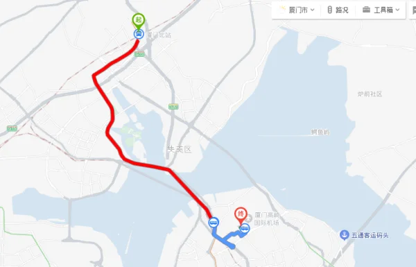 厦门北站到高崎机场怎么去（厦门北站到高崎机场t2地铁线路）1