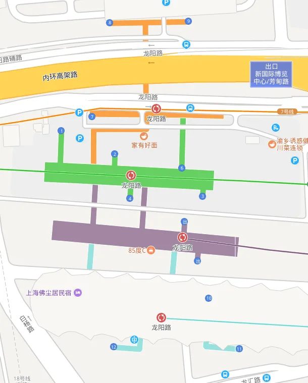 地铁16号线龙阳路有几个进出口（武汉龙阳广场地铁几号口）