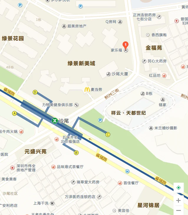 沙尾地铁站(沙尾到沙井地铁站线)2