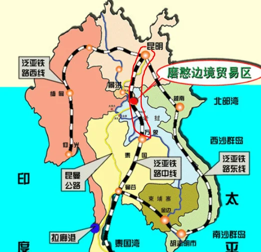 老挝到泰国有铁路吗（老挞的铁路）