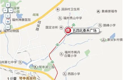 福州地铁1号线+火车站南广场+从地铁哪个口进（福州地铁1号线象峰站附近广场）3