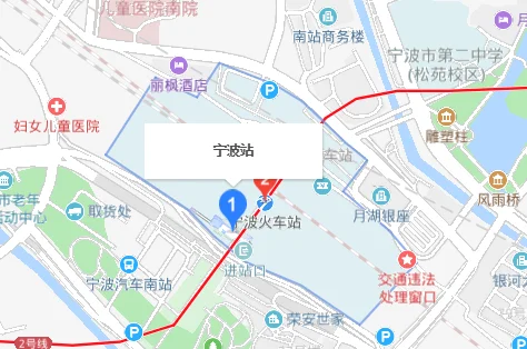 宁波高铁站具体在哪个位置（宁波高铁）2