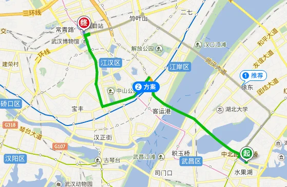 汉口火车站到武汉站坐几号线地铁(汉街到汉口火车站地铁)2