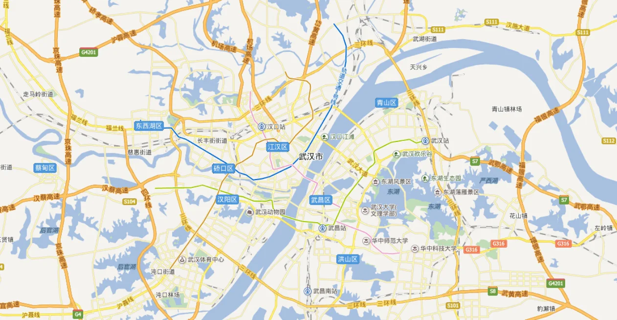 武汉市几个远城区（武汉远城区地铁）3