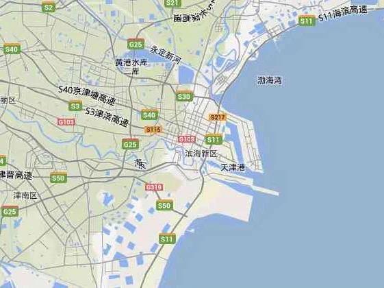 天津地铁一号线路图（天津塘沽区地铁路线高淸地图）