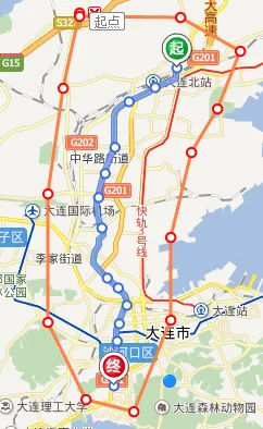 大连老虎滩乘地铁二号线能直接到吗（在大连华南广场坐地铁能去老虎滩吗）