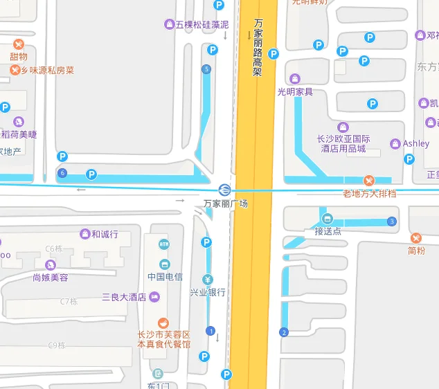 从长沙望城坡2号地铁到万家丽广场站需要换乘吗(万家丽广场地铁口的摩的)2