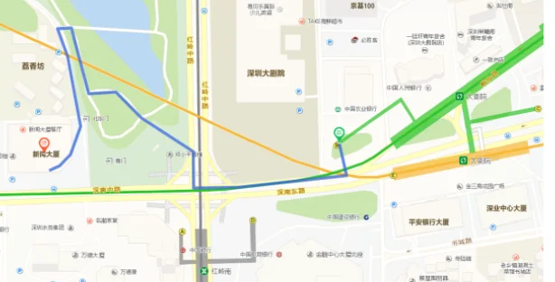 深圳福田新闻大厦在哪坐地铁是哪一站下（新闻大厦地铁站出口）3