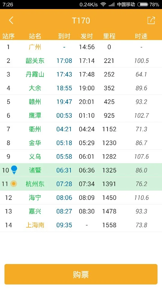 上海到广州高铁要经过哪些站（上海到韶关高铁）3