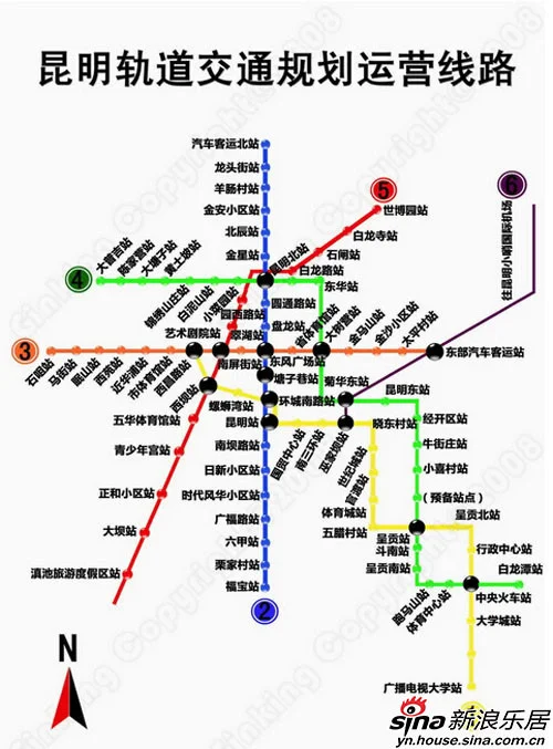 昆明福德地铁站到滇池卫城（昆明地铁线路图滇池卫城）1