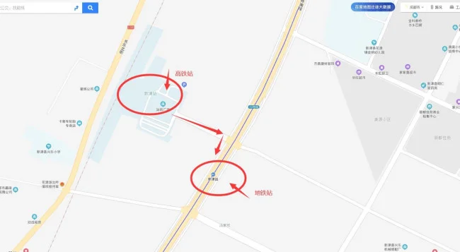 成贵高铁新津有站吗（新津高铁）4