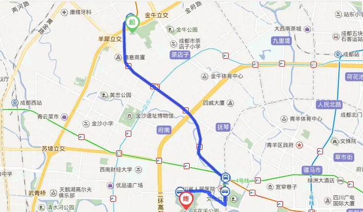 成都火车南站到成都北站地铁坐几号线(成都地铁成都南站到草堂北路)2
