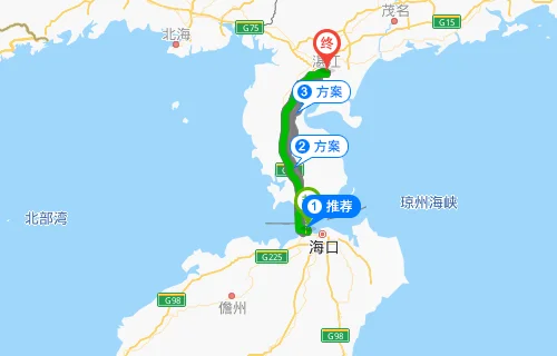 湛江至海口列车多少公里海口到万宁的高铁有吗(湛江到海口高铁)2