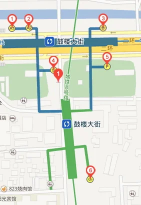 谁知道南京鼓楼区地铁几号出口是紫峰大厦啊想去顶层观光（南京鼓楼地铁站出口图）2
