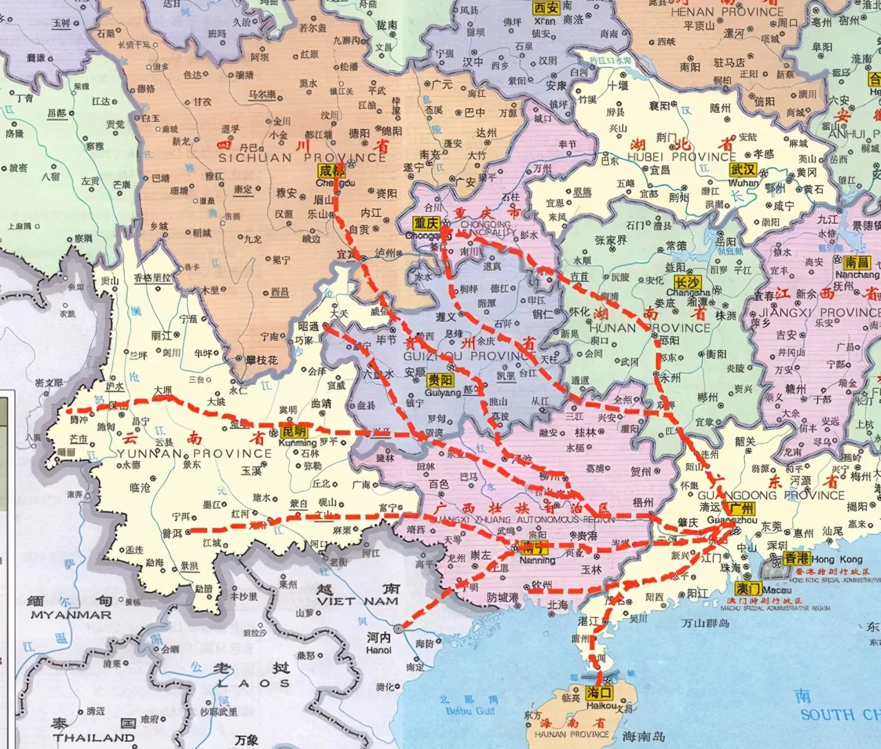 为什么孙中山的一些铁路梦想直到现在还没有完全实现(孙文铁路图)3