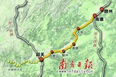 赣韶铁路的介绍（赣韶高铁规划）1