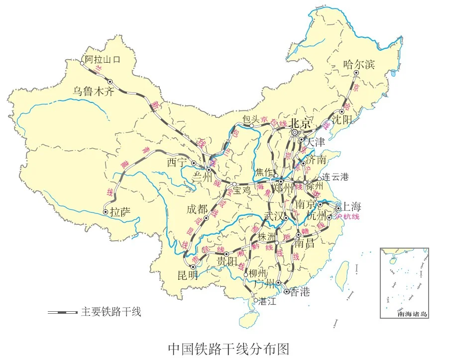 世界地图中文版大图有铁路航道的 2019版的(美国铁路地图)2