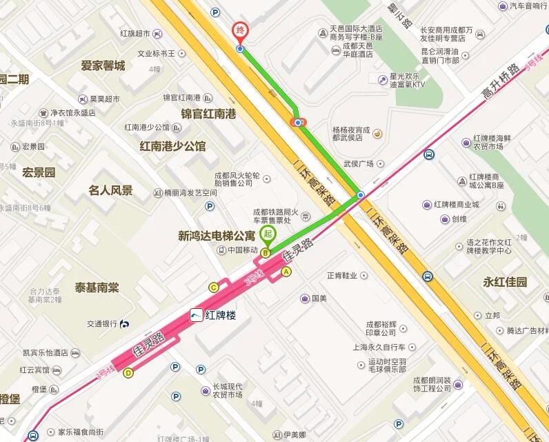 地铁一号线火车北站从哪个出口到成都大酒店（坐1号地铁到成都大酒店）