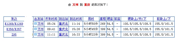 万州到重庆坐高铁要几个钟（万州重庆高铁）2