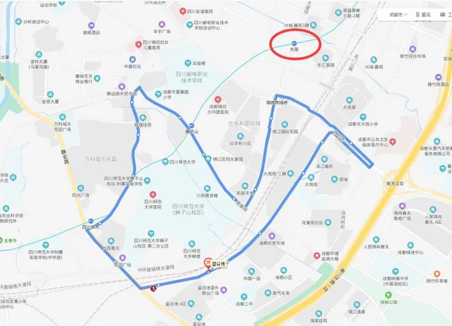 成都地铁七号线站名(成都7号地铁大观)2