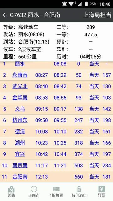 高铁G7632途经那些站点查询（g7632高铁时刻表）2