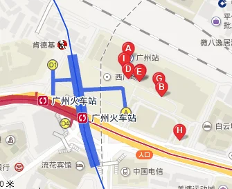 广州火车站地铁几个出入口具体位置(广州火车站地铁A出口站在哪里)