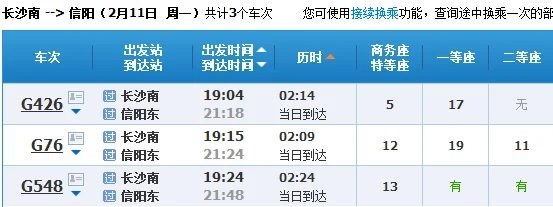 广州南站到信阳高铁途径哪些站（长沙南到信阳东的高铁）5