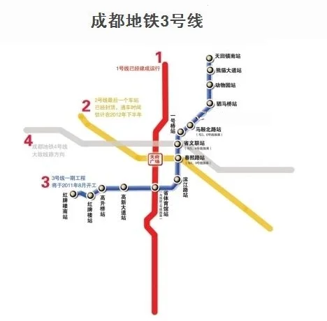 成都地铁三号线有哪些站点(成都地铁三号线新都站点位置)2