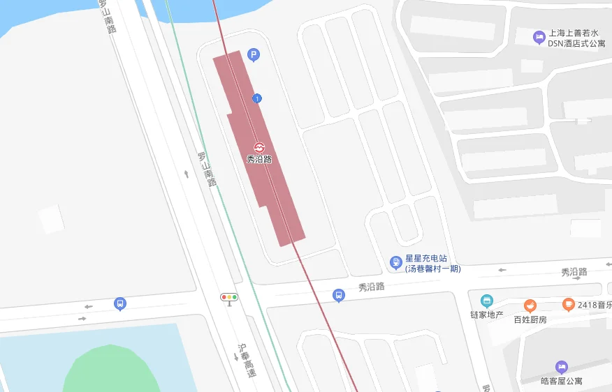 上海地铁11号线秀沿路站在秀沿路哪一段靠什么路呢(秀沿路地铁站是几号线路)3