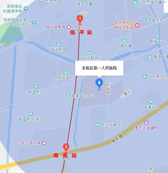 余杭第一人民医院附近地铁站(杭州市人民医院那站地铁站)
