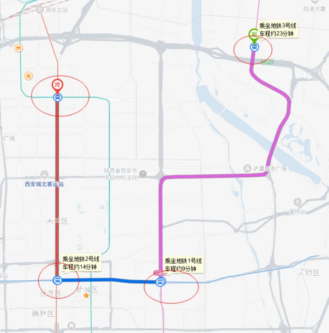 西安地铁路线（巷务区至康复路地铁需多长时间）