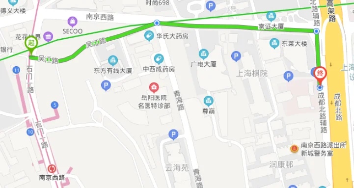 中科路13号线到上海市静安区成都北路369号怎么走坐地铁(莲花路地铁站到成都北路369号怎么走)1