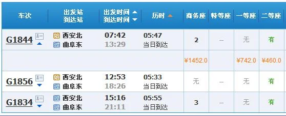 怎样从曲阜到西安（西安曲阜高铁）2