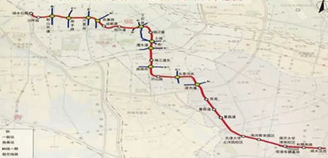 天津三号线地铁最晚到几点（从天津站天塔地铁末班车）2